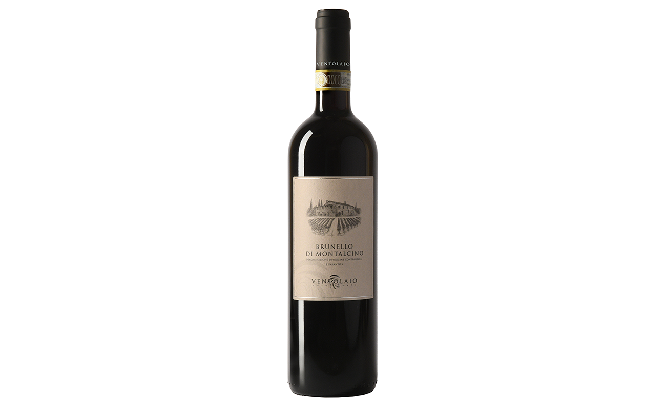 Bottle Shot of Brunello di Montalcino DOC from Ventolaio Tuscan Italian Winery